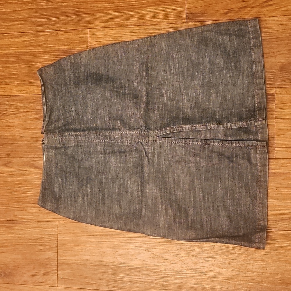 A|X Armani Exchange Dark Grey Denim Skirt size 0